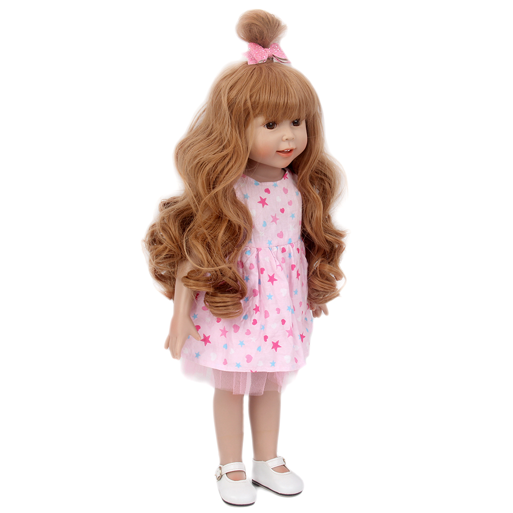 Fantasy doll wig hair for 18 inch american girl dolls wig