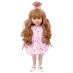 Fantasy doll wig hair for 18 inch american girl dolls wig