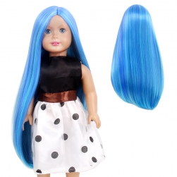 18 inch doll wig Fashion Super Wave Celebrity Doll Hair Wig For 18