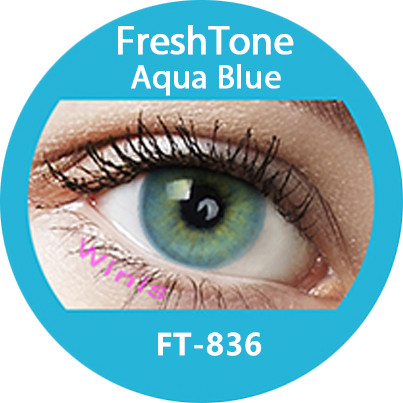 FreshTone Super Naturals -  aqua blue color