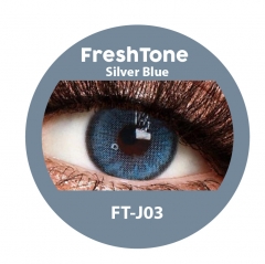 FreshTone Cosmetic Lenses - Silver blue