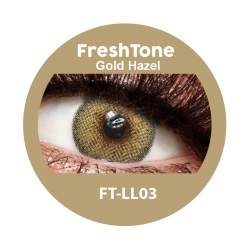 FreshTone Cosmetic Lenses - Gold hazel