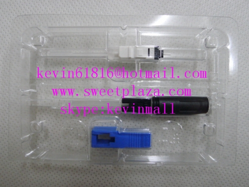 Hangzhou qiyou communication FTTH Swift Fusion Splice-on singlemode Connector SC optical connector