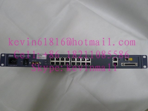 ZTE GPON or EPON ONU, F822 switch 16 LAN ports +16 voice channels in 1 PSTN port, function apply to FTTB