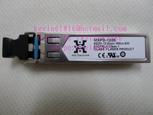 Original HG Genuine MXPD-123S, 622M-1310nm-15km-SM, 21CFR(J) Class 1 single mode uplink SFP transceiver with 1310nm