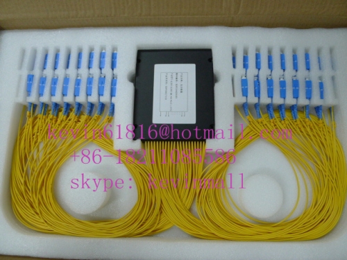 1x64 PLC Splitter,siglemode, with SC/UPC connector ODN with quality of telecom-grade