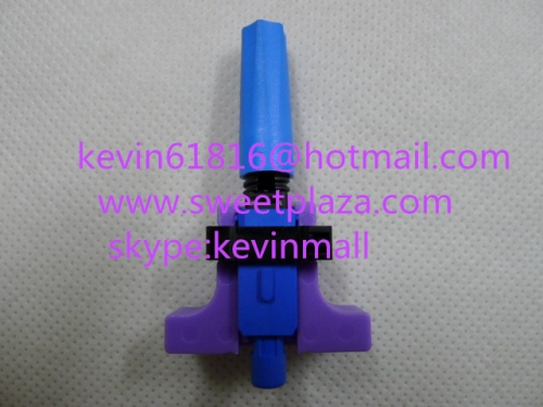 WQAC brand purple cool fiber junction witn SC/UPC port, singlemodel, fast connector