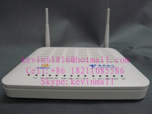 Alcatel Lucent  Bell optical network terminal  FTTH ONT I-240W-Q GPON ONU with 4 ethernet ports and two telephone ports  Chinese version