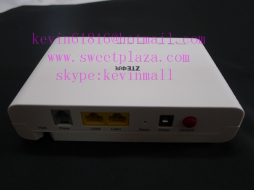 ZTE ZXHN F612 GPON optical network ONU With 2 ethernet ports and 1 voice pot, V5 version firmware