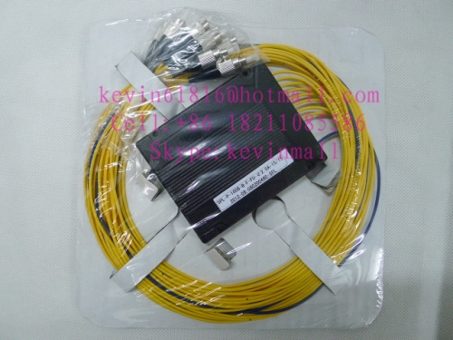 Original ZTE brand 1x8 PLC Splitter,siglemode, FC/PC connector ODN, from the ZTE company