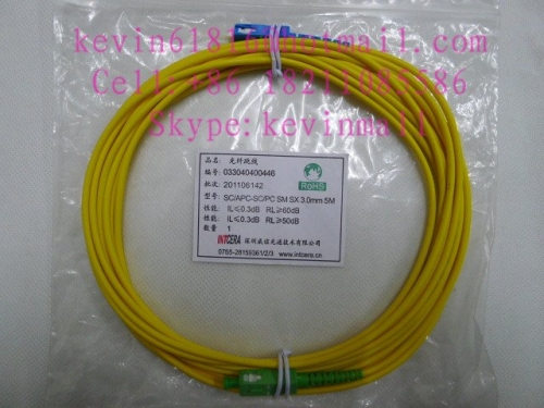 5 meters length optical fiber jumper SC/APC-SC/UPC Connector single mode with good quality of  different brands