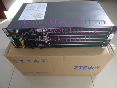 ZTE ZXDSL 9836 EPON chassis, can insert 6 service card, SCMF control card, DC power DSLAM equipment