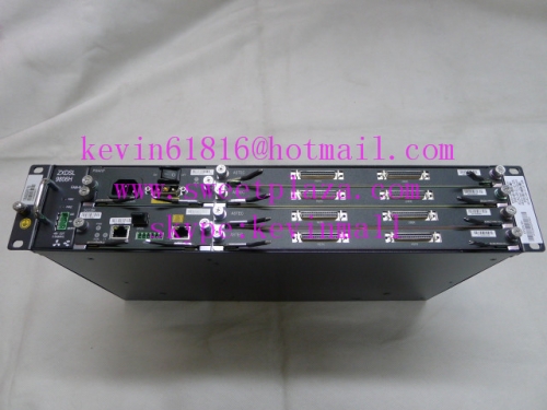 Original ZTE ZXDSL 9806H chassis with 4 cards, AC+DC dual power module, full configuration, DSLAM, ADSL access, switch