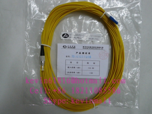 25 meters long fiber optical patch cord cables with LC-FC Connector, 2mm, single model single core from different brands