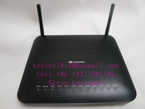 original Huawei Echolife HG8245 Gpon Terminal,wireless ONU of 802.11n,with 4GE and 2 voice ports,English setup interface