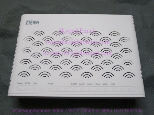 ZTE GPON ONU ZXHN F600W SC/APC with 4 ethernet ports+wifi, ZXHN F600W router, SIP or H.248 protocol