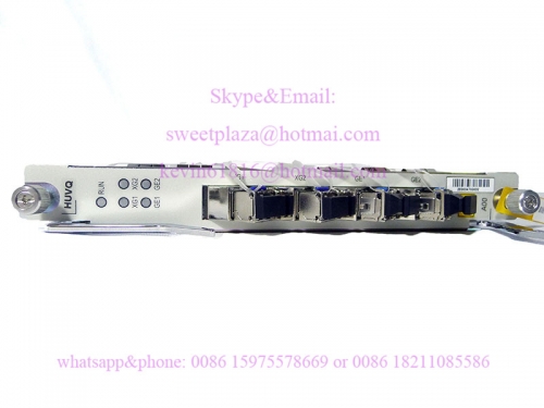 ZTE 4 ports uplink board HUVQ for C300 OLT,2 pcs 10G+ 2 pcs 1.25G SFP ports