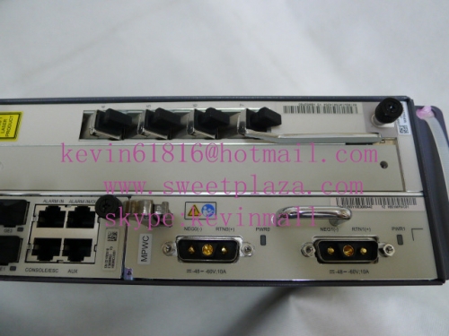 Hua wei mini GPON or EPON OLT MA5608T with 2*MCUD+MPWD(DC) or MPWD(AC+DC) power board+1*GPBD, 2U height