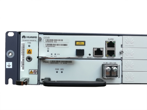 ADSL switch MA5616 chassis with CCUD  control board +DC PSU, Huawei Digital Subscriber Line Access Multiplexer IP DSLAM equipment