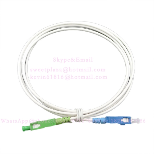 Accelink 2 meter fiber jumper SC/UPC-SC/APC Connector single mode white patch cord