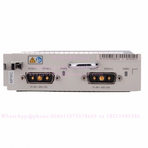 Huawei Power Supply Board MPWC DC -48V- -60V 10A dual port card For MA5608T OLT