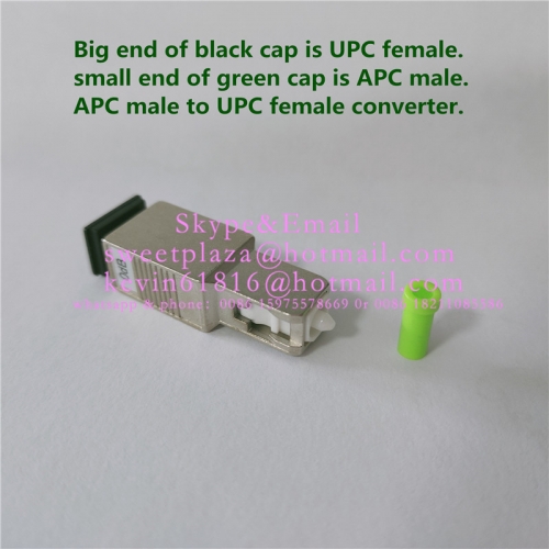 Optical port converter,fiber connector,convert the port from SC/UPC to SC/APC,SC 0DB attenuator