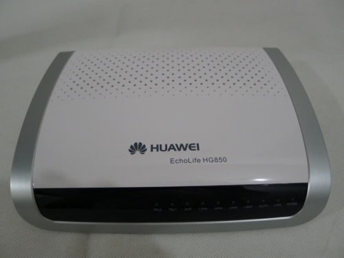 Huawei Echolife HG850 GPON Terminal FTTX ONU with 4 etherent port and 2 voice port, green SC/APC inp