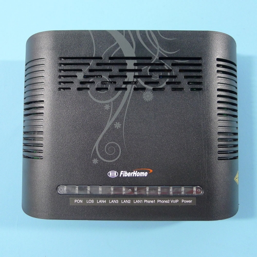 New model of FiberHome EPON terminal with 4+2 ports AN5006-04 FTTO ONT, black one with high quality and lower price