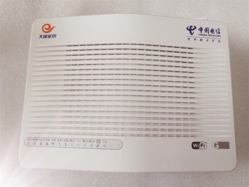 FiberHome Gpon optical network terminal HG260G, wireless function, double H.248 & SIP, 4 internet ports & 2 telephone pots Chinese version