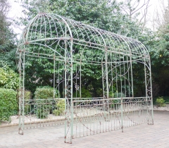 Large Wrought Iron Outdoor Garden Gazebo pavilion JC150360