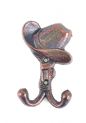 Cast Iron HOOKS-COWBOY HAT