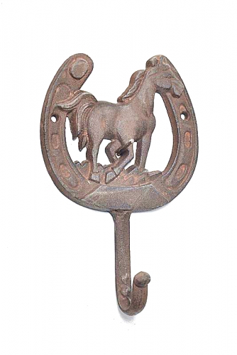 Cast Iron Wall Hook-HORSE &HORSE SHOE