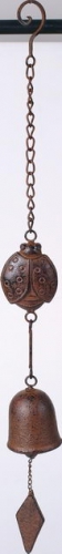 Cast Iron LadyBug Bell Hanging JC5-3058