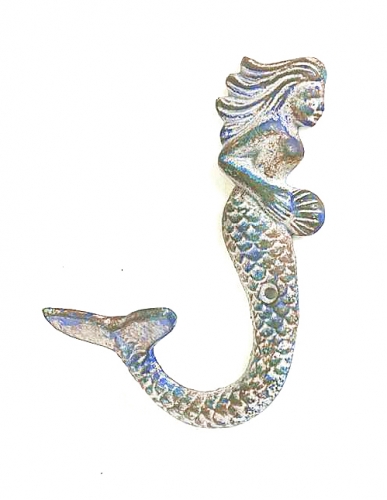 Iron MERMAID Wall Hook,S/2