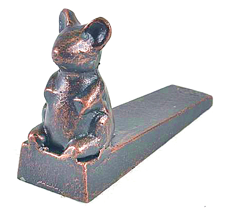 CAST IRON MOUSE DOORSTOP