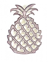 IRON PINEAPPLE TRIVET