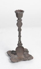 CAST IRON TABLETOP STANDING CANDLE HOLDER