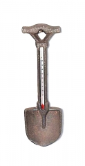 CAST IRON SPADE THERMOMETER