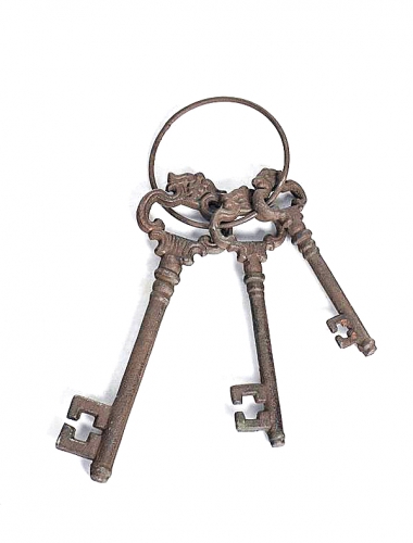 CAST IRON DECORATION KEYS