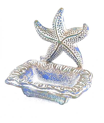 CAST IRON  STARFISH SOAP DISH