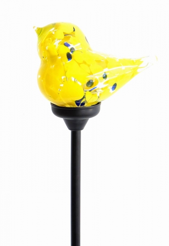 Decorative Handmade Glass Garden Solar Lights  - BIRD