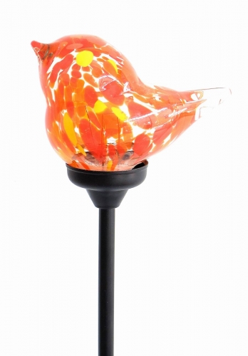 Decorative Handmade Glass Garden Solar Lights  - BIRD