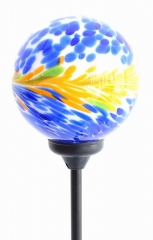 Decorative Handmade Glass Garden Solar Lights - BALL