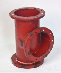 Antique Red Metal Umbrella Holder