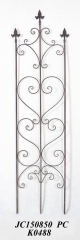 Decorative Wrought Iron Garden Stake Fence