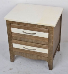 Wooden 2 Drawers Cupboard Storage Cabinet Free Standing