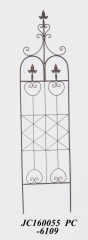 Decorative Wrought Iron Garden Stake Fence