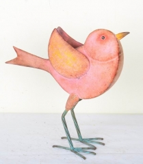 Hand Paint Metal Bird Yard Art Barn Farm