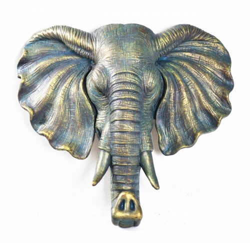 Elephant Head Statue Decorative Wall Hanging