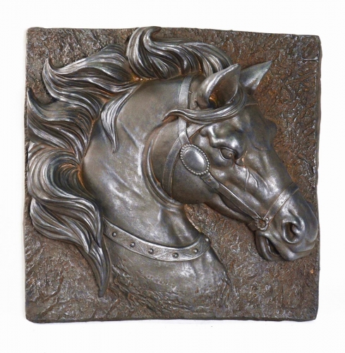 Horse Head Statue Decorative Wall Hanging